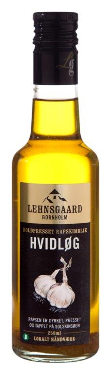Lehnsgaard - Rapsolie, hvidløg, 250 ml.