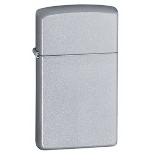 Zippo Lighter - Satin Chrome, Slim