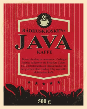 Frellsen - Rød kaffe, 500 g.