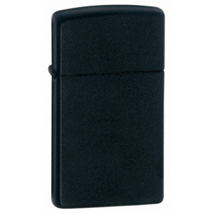 Zippo Lighter - Black Matte, Slim