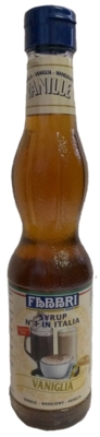 Fabbri - Vanilje Sirup, 300 ml.