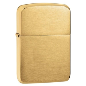 Zippo Lighter - 1941 Replica, Brushed Brass