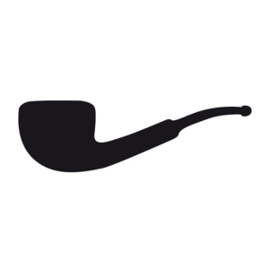 Skyggebillede af piben.