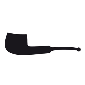 Skyggebillede af piben.