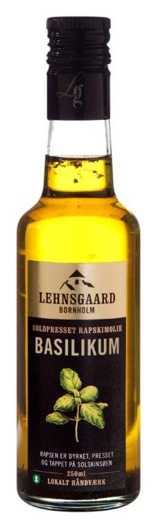 Lehnsgaard - Rapsolie, basilikum, 250 ml.