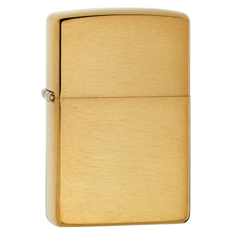 Zippo Lighter - Armor Brushed Brass
