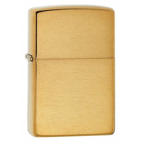 Zippo Lighter - Brushed Brass