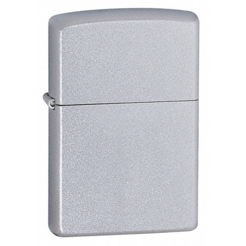Zippo Lighter - Satin Chrome