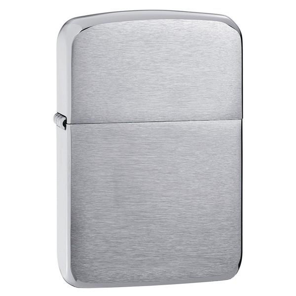 Zippo Lighter - 1941 Replica Brushed Chrome