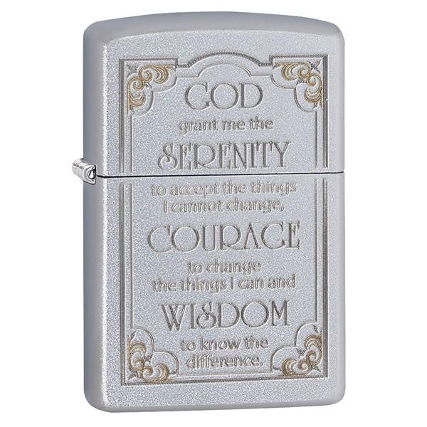 Zippo Lighter - Serenity Prayer