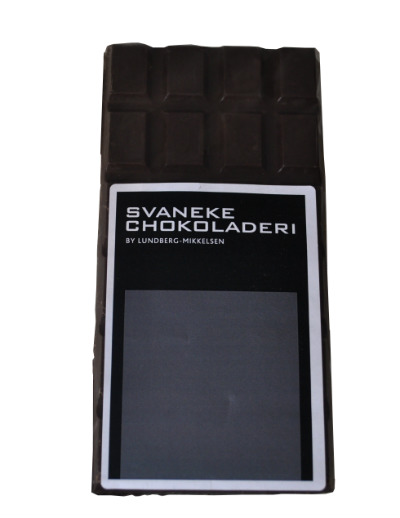 Mørk chokolade plade, ren, 54,4%, 100 g.