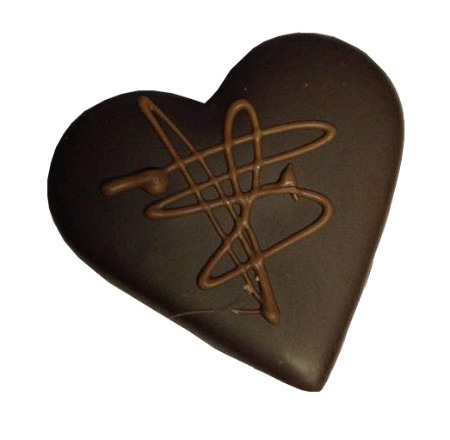 Nougat Hjerte, 50 g.