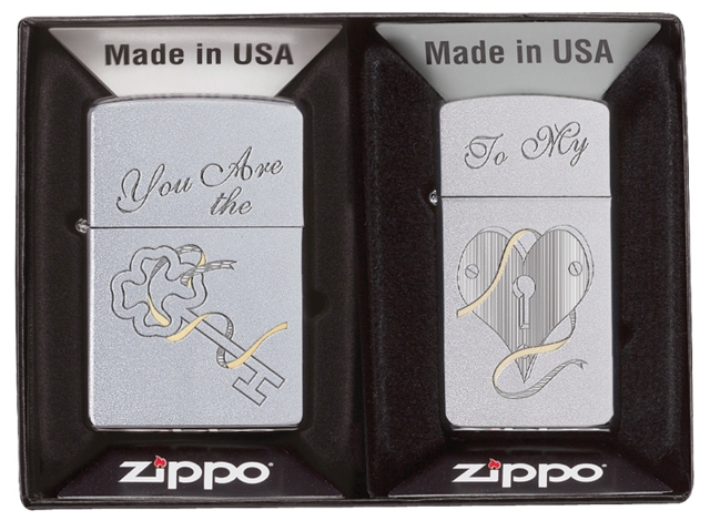 Zippo Lighter - You are the key to my heart