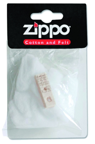 Zippo bomuld og filt