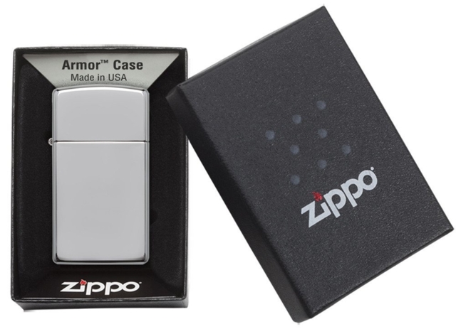 Zippo Lighter - Armor High Polish Chrome, Slim