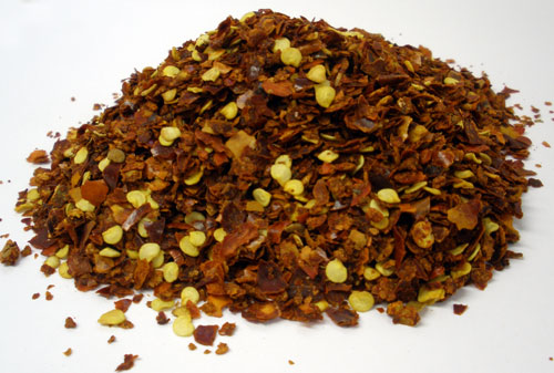 Chili, knust 1-3 mm - 40 g.