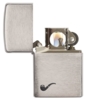 Zippo Pibelighter - Pipe Brushed Chrome