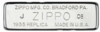 Zippo Lighter - 1935 Replica w/o Slashes