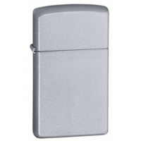 Zippo Lighter - Satin Chrome, Slim