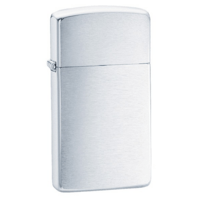 Zippo Lighter - Armor Brushed Chrome, Slim