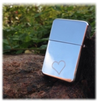 Symbol-indgravering på begge sider