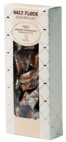 Flødekarameller m. salt i æske, 100 g.
