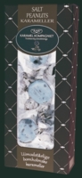 Salt peanuts karameller i æske, 100 g.